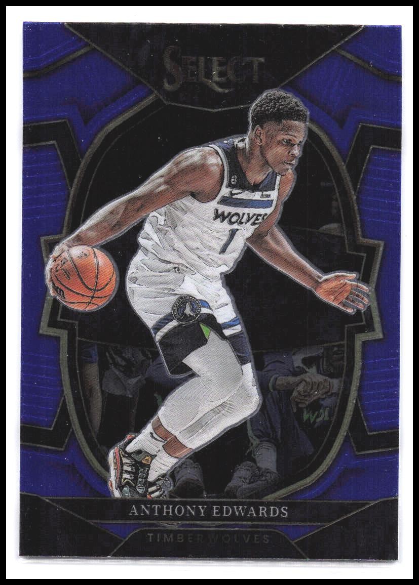 2022-23 Panini Select #46 Anthony Edwards Blue (Retail Base)