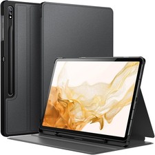 Case for Samsung Galaxy Tab S8 Plus 12.4", Multi-Angle Stand, S Pen Holder