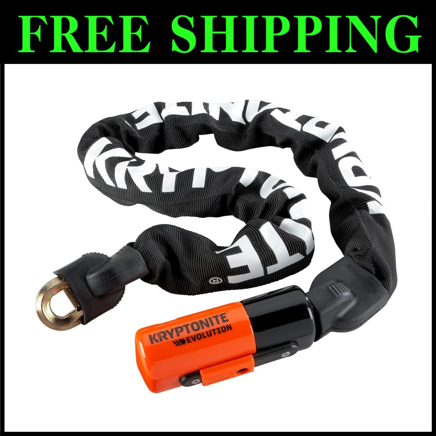 Evolution 1090 Bike Chain Lock, 3ft Anti-Theft