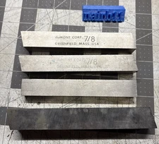 The duMont Corp 7/8” Square Ground Bits 6”x7/8 NOS Lathe Cutter + Vasco Supreme