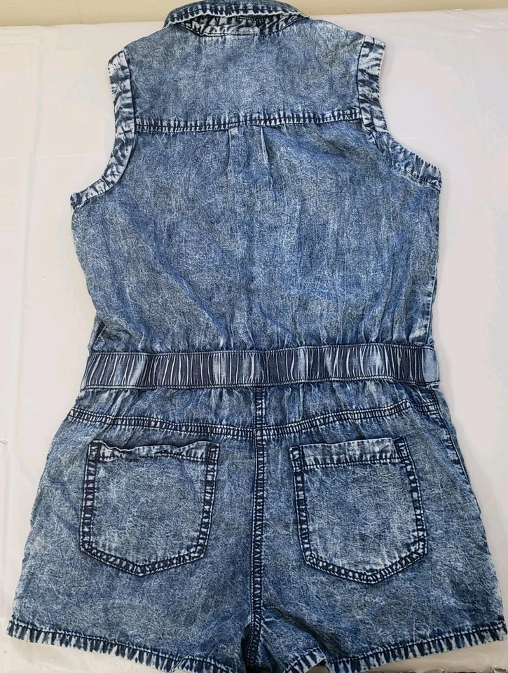  Mono vaquero pequeño de verano azul 100 % algodón Joe Boxer Foto 2 de 4