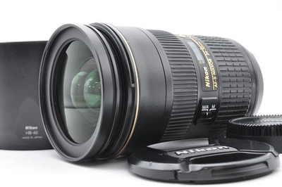 Near Mint Nikon ED AF-S NIKKOR 24-70mm f/2.8G SWM Lens w/ Hood Caps From Japan