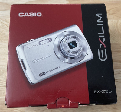 CASIO EXILIM EX-Z35 デジタルカメラ Casio EXILIM ZOOM EX-Z35 12.1MP Digital Camera - Silver for sale