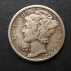1919 **D** MERCURY HEAD  SILVER  DIME *NICE COIN!* - FREE SHIPPING! M7908