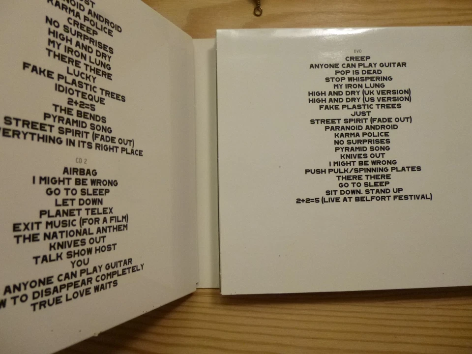 CD : The Best Of RADiOHEAD - 2 CD / 1 DVD / Digipack / Très Bon Etat - Photo 4/4