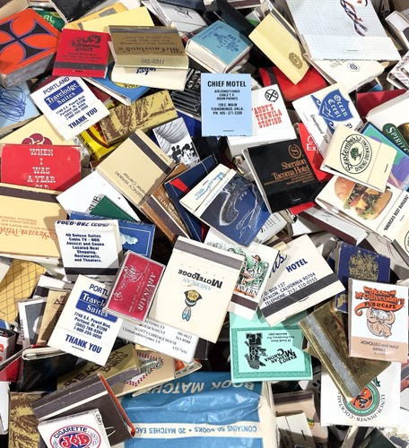 Vintage Matchbook Random Lot Of 50 Hotels Restaurants