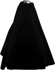 Suede Leather Shift Boot Manual or Auto Gear Shift Cover Black