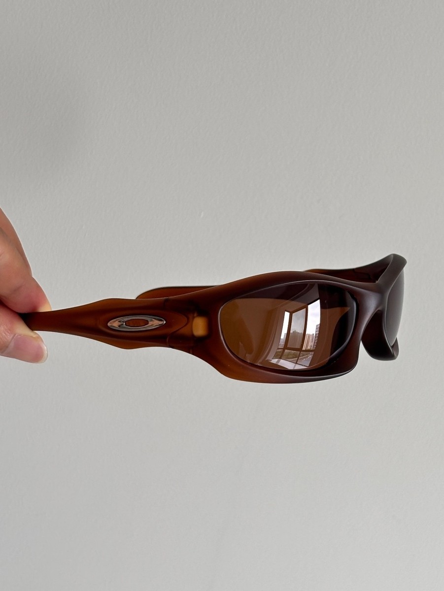 Oakley 00s Monster Dog Vintage Polarized Sunglasses Matte Brown