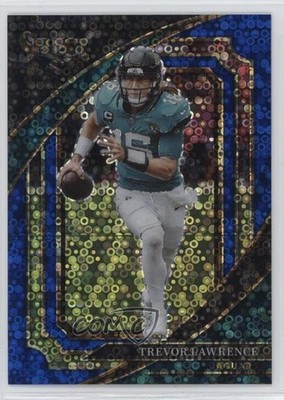 2022 Panini Select Suite Level Blue Disco Prizm 18/25 Trevor Lawrence #349 07lk