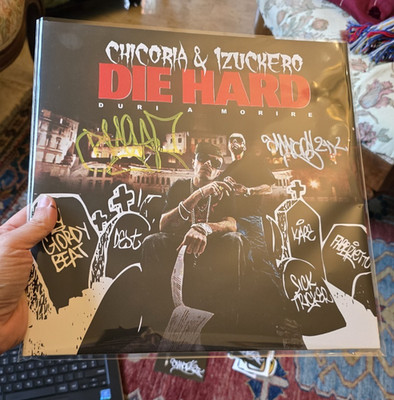 CHICORIA & 1ZUCKER0 DIE HARD (DURI TO MORIRE) LP VINYL HANDSIGNIERT Metal Carter