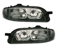 Scheinwerfer Set FüR Fiat Marea 185 SX 1996-2003 Halogen H1 LWR Schwarz