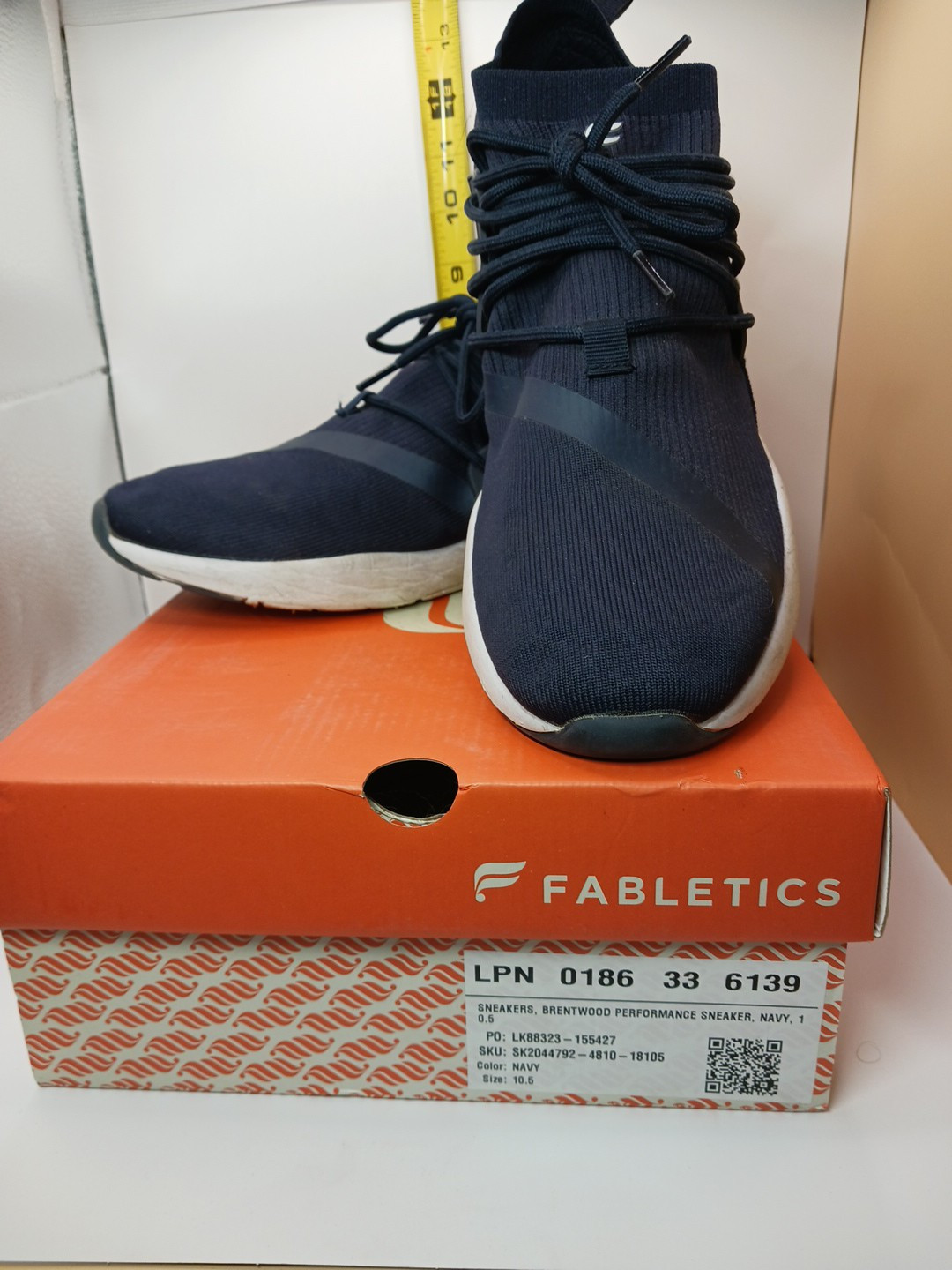 Fabletics Brentwood Performance Navy Sneakers Wom… - image 1