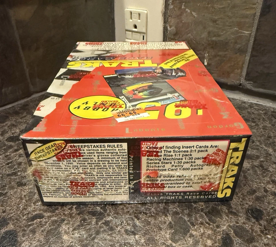 1995 NASCAR Traks Sealed Hobby Box Racing Cards 30 Packs 12 Cards Per 360 Insert - Image 3 of 4