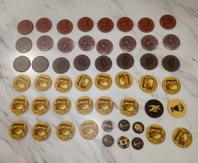Tomb Raider Crypt Of Chronos Cardboard Resource Tokens