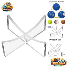4-Pack Acrylic Display Stand for Baseball, Golf, Softball Hockey Balls