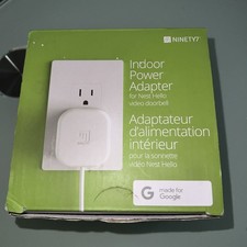 New Ninety7 Indoor Power Adapter For Nest Hello Video Doorbell 97-TNZPWR-01