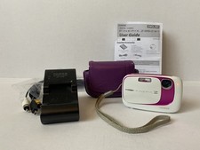 Cámara digital Fujifilm FinePix Z35 10,0 MP blanca/rosa Y2K y accesorios FUNCIONANDO