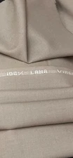 $38 for 2 Yards Real 100% Wool Fabric Suiting, Plain Weave (SELVEDGED Written)