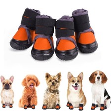 4PCS 2.17" Dog Boots Anti-Slip - Paw Protector for Hot Snow Outdoor Walking