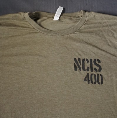 NCIS Shirt Mens Large 2020 Episode 400 Season 18 Crew Employee TV Tee