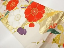 7793404: JAPANESE KIMONO / JAPANESE PLUM / FLOWER WEAVING FUKURO OBI