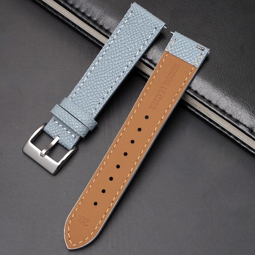 20MM Band For Omega x Swatch Bioceramic Moonswatch Leather Watch Strap - Picture 25 of 39