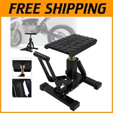 Adjustable Dirt Bike Stand 1200lbs Capacity - Black