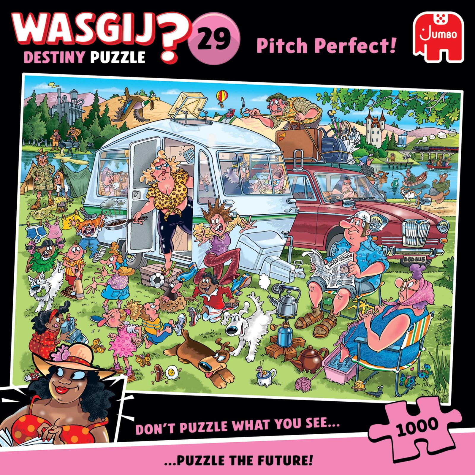 Wasgij- Piych Rompecabezas de 1000 Piezas Multicolor Jumbo 1110100507 6990₽