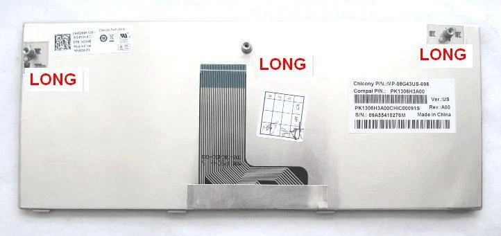 Keyboard for Dell mini 10 Inspiron 1010 - US English - Image 2 of 2