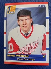 1990-91 Score Red Wings Hockey Card #436 Keith Primeau RC Rookie 