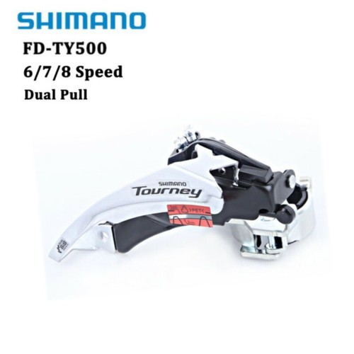 Dérailleur Avant Shimano Tourney FD-TX800 6/7/8 Vitesses - Double Traction - 31.8/34.9mm