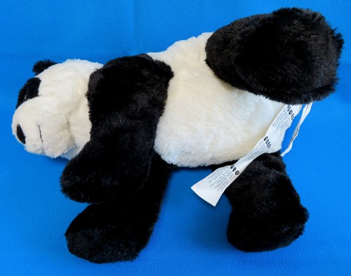 PANDA BEAR ๐ผ 12" long black & white TEDDY PLUSH soft comforter toy IKEA KRAMIG - Picture 3 of 4