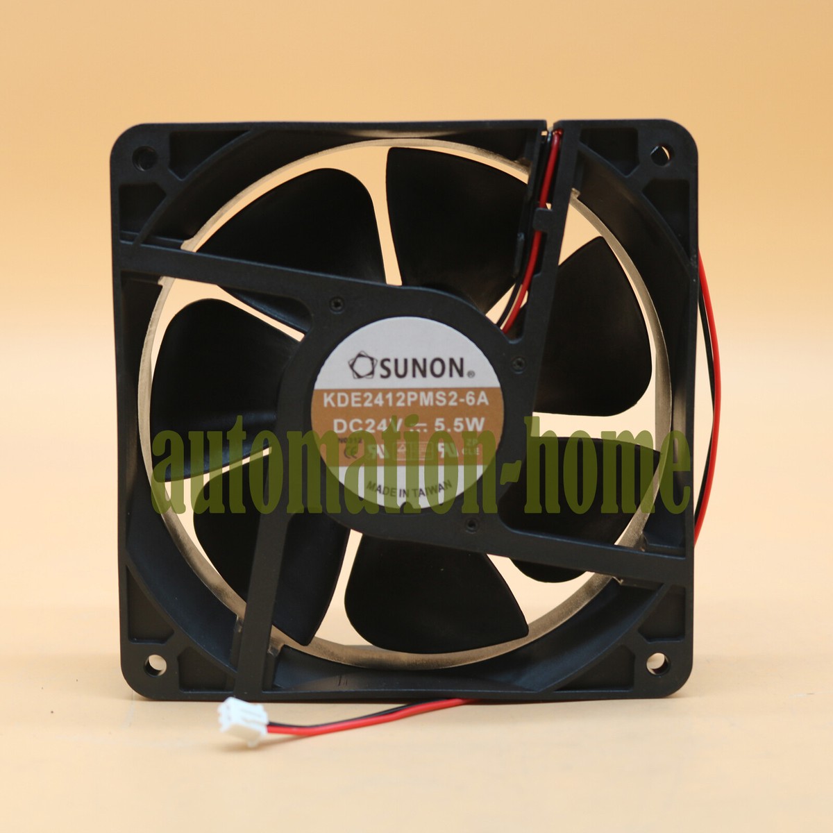 Ventilateur 60x60x25 Mm Sunon KDE1206PTS1 - 12V, 4100 RPM, 17 CFM, Silencieux, Pour Refroidissement PC