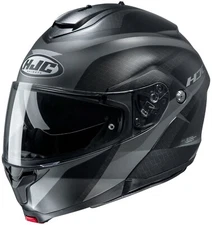 HJC C91 Taly Modular Motorcycle Helmet Gray XS S M L XL 2X 3X 4X 5X Sunscreen BK