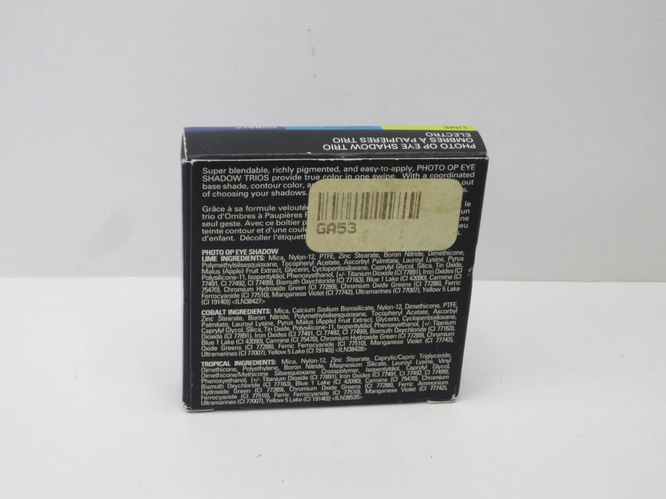 SMASHBOX PHOTO OP EYE SHADOW TRIO - LIME, TROPICAL & COBALT BOXED (LOT OF 2) - Image 3 of 4