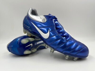 Nike Mens Rare Air Zoom Total90 Supremacy FG  313969 411 Blue Silver Cleats