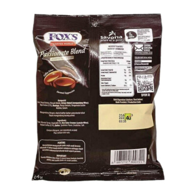 3 Packs of FOX'S Coffee World Passionate Blend Assorted Coffee