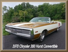 1970 Chrysler 300 Hurst Convertible Toolbox - Refrigerator Magnet 42 Mil
