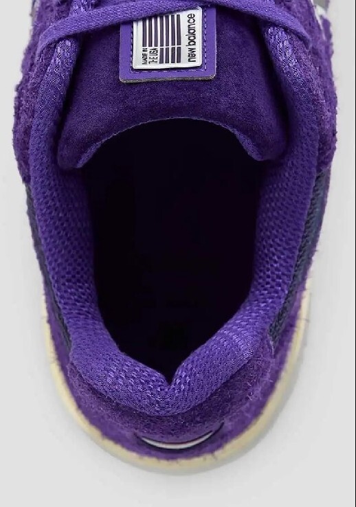 NEW BALANCE 990V4 MIUSA TEDDY SANTIS PLUM PURPLE SUEDE MENS