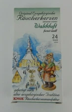 German Made 24 Knox Forest Smell of Erzgebirge Incense Cones for Smokers 