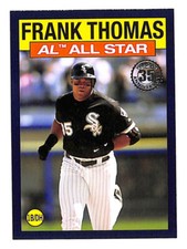 2021 Topps Series 2 Frank Thomas 1986 All Star BLUE parallel card White Sox