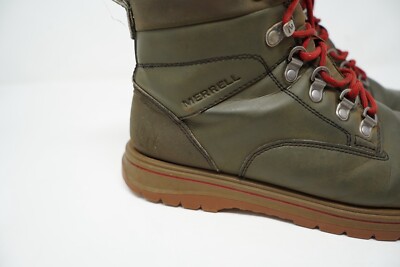 MERRELL Bounder Tall Dusty Olive Trail Laceup Hiking Boots J310953C Mens 15 Merrell J310953C Bounder Tall Dusty Olive Trail Hiking Boots  main image 2