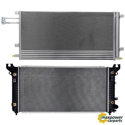 New Radiator & AC Condenser Cooling Kit For 15-16 Cadillac Escalade Chevy Tahoe
