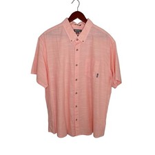 Eddie Bauer Shirt Men  s 2XL Button Up Short Sleeve 100 Cotton Classic Pocket