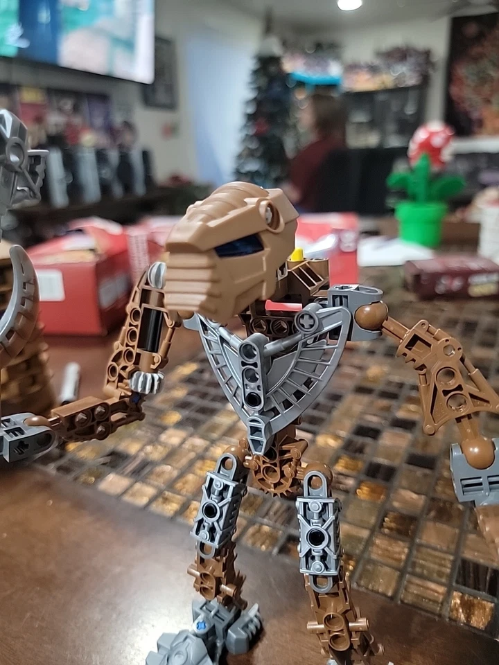 LEGO Bionicle Toa Hordika de colección: Onewa 8739 completo 2005 con lanzador Foto 2 de 4