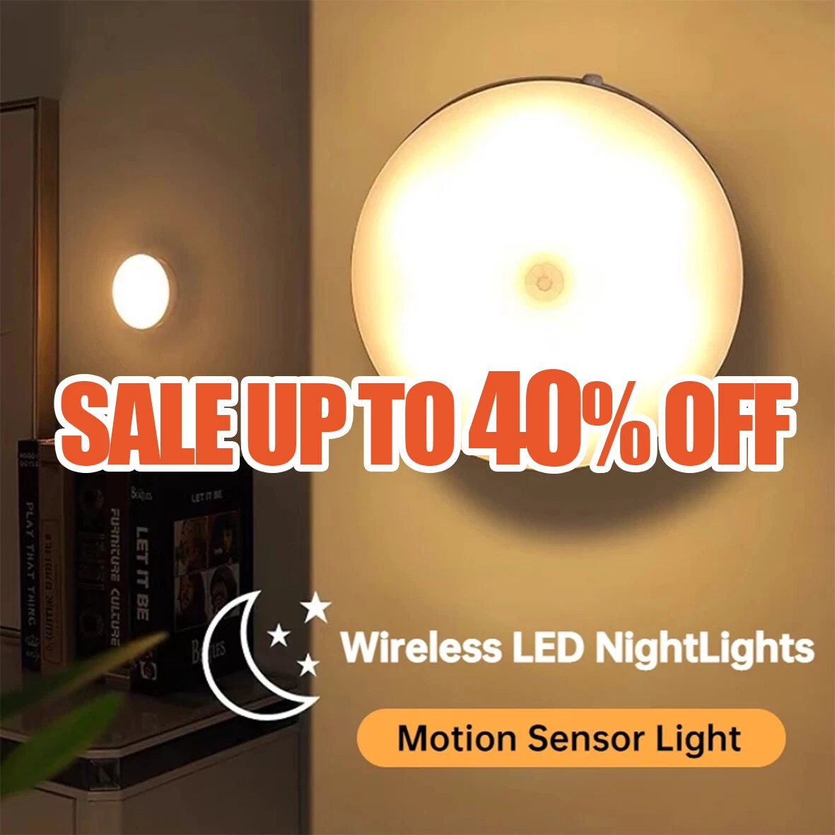 Usb rechargeable sensor on sale light