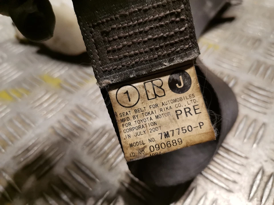 Cinturón de seguridad delantero derecho LEXUS IS II GSE2, ALE2, USE2 7M7750-P Foto 4 de 4