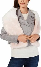 INC International Concepts Ombre Faux-Fur Stole Black-Gray, 8  x52  