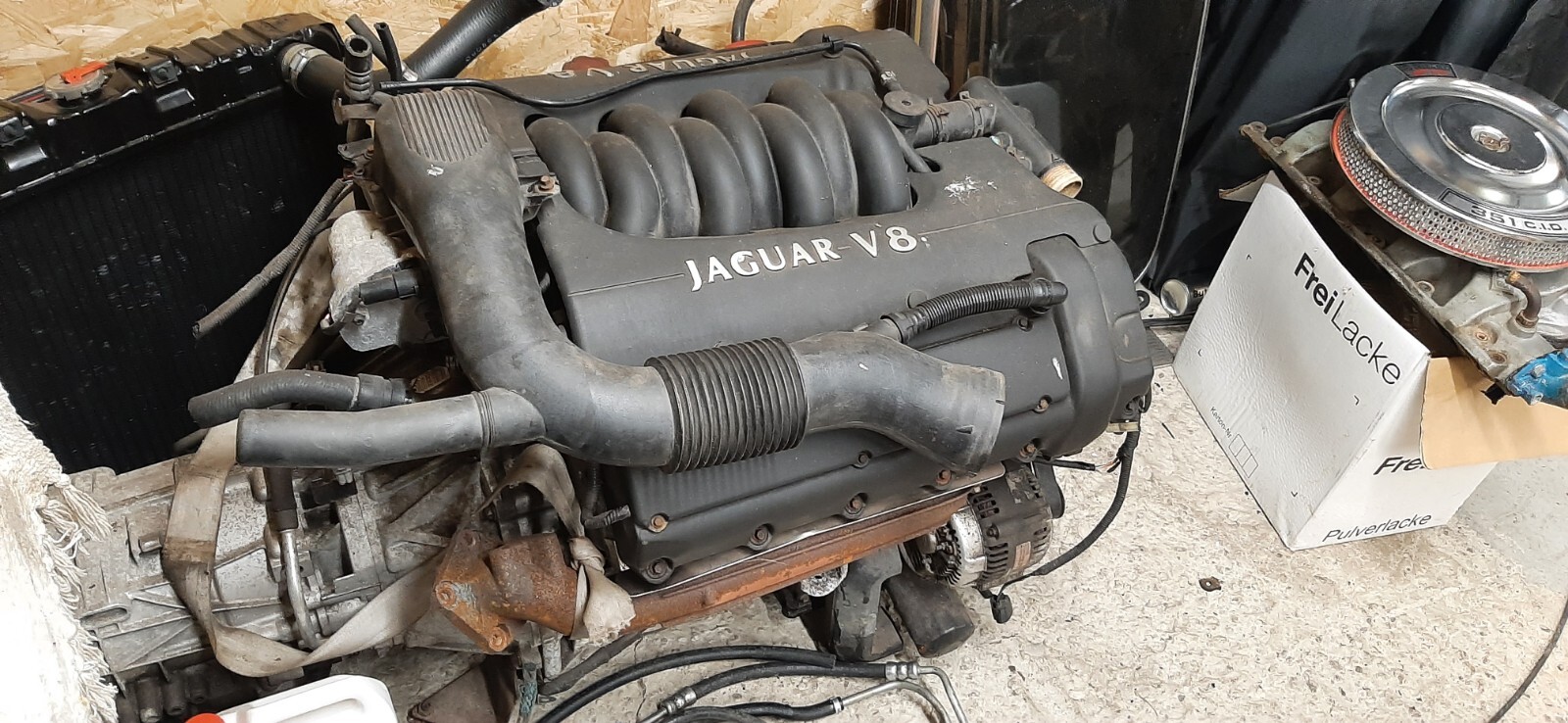 Jaguar XJ8 4.0 V8 AJ26 All Ancillaries. Later 9698 variant, Twin cam