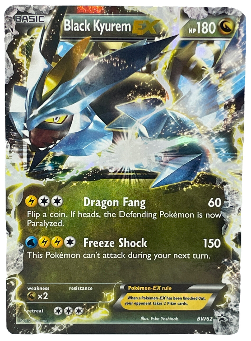 Black Kyurem EX BW62 - Pokémon TCG - Black & White Promos Black Star Promo  [NM] | eBay